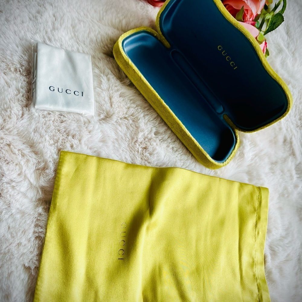 ♥️ Gucci eyeglass case, cleaning cloth and silk pouch - Picture 6 of 16